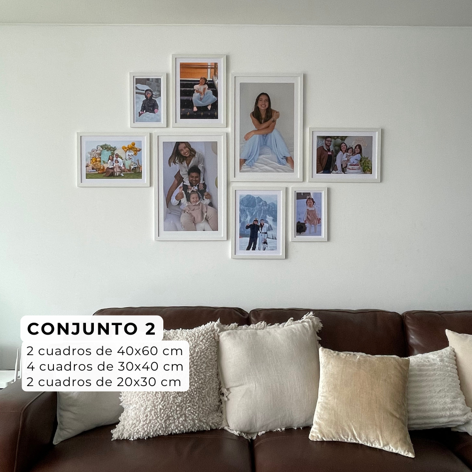 Conjunto de cuadros 02 + fotos y adhesivos (Promo)