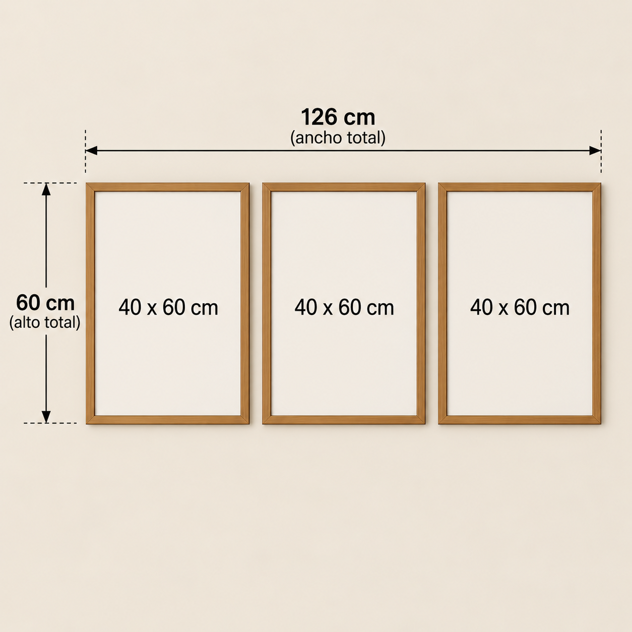 Pack 3 cuadros 40x60cm - Image 5