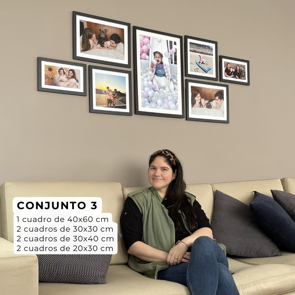Conjunto de cuadros 03 + fotos y adhesivos (Promo)