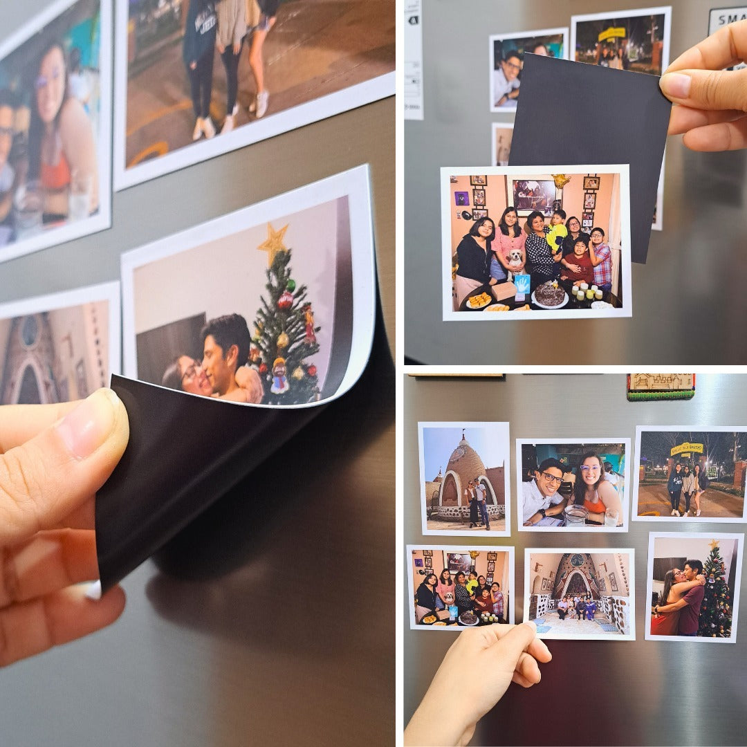 Fotos imantadas Panorámicas de 10x8.5 cm con papel fotográfico Premium