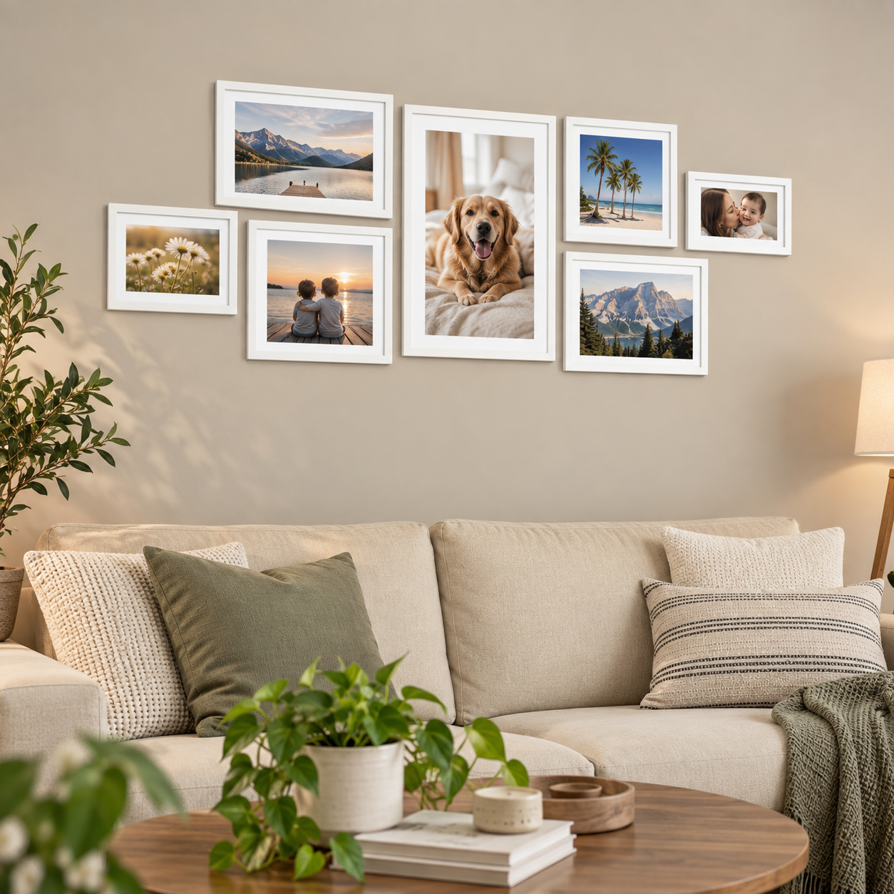 Conjunto de cuadros 03 con foto impresa y adhesivos - Image 10