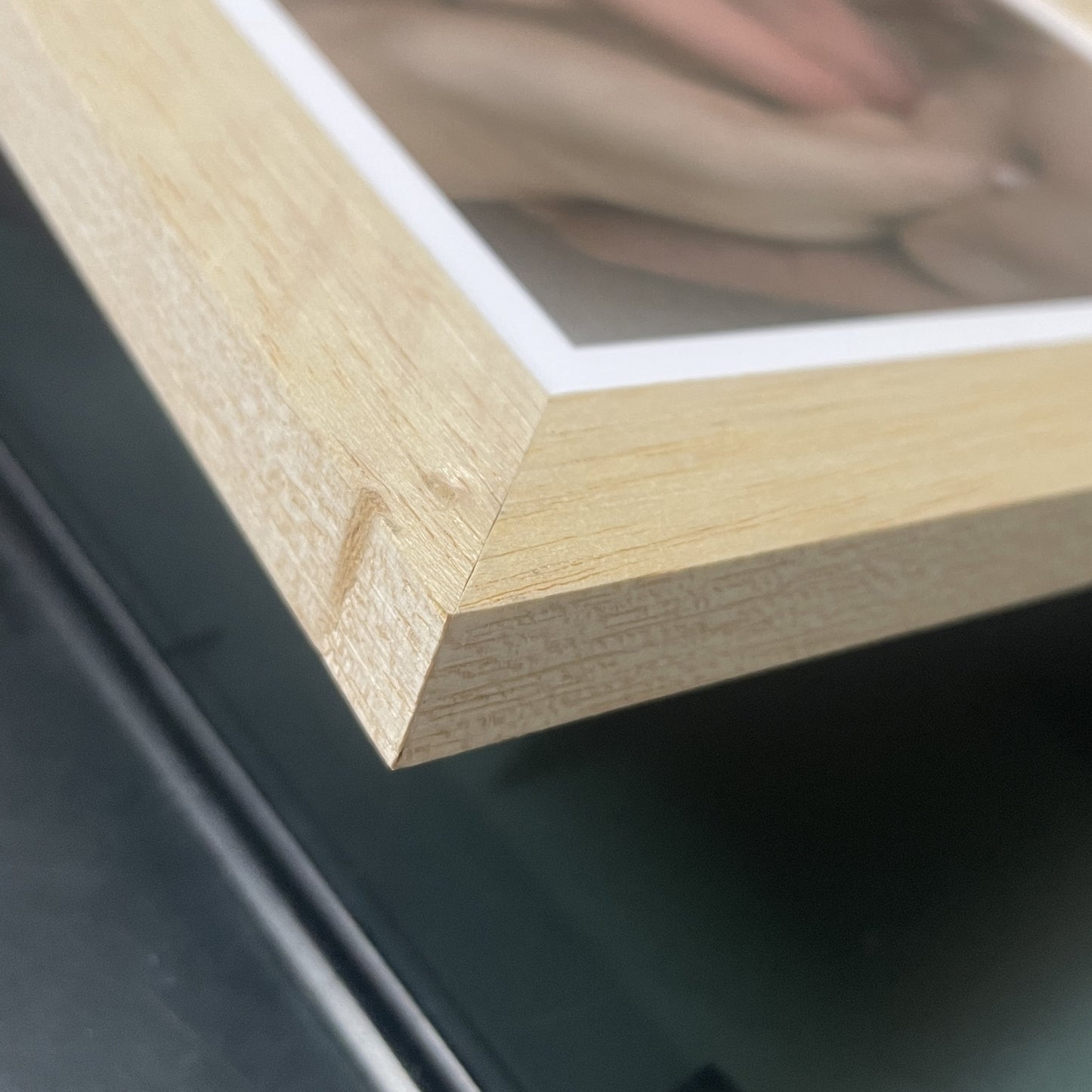 Cuadro de Madera de 20x20 cm con foto impresa y adhesivo 3M en la parte de atrás