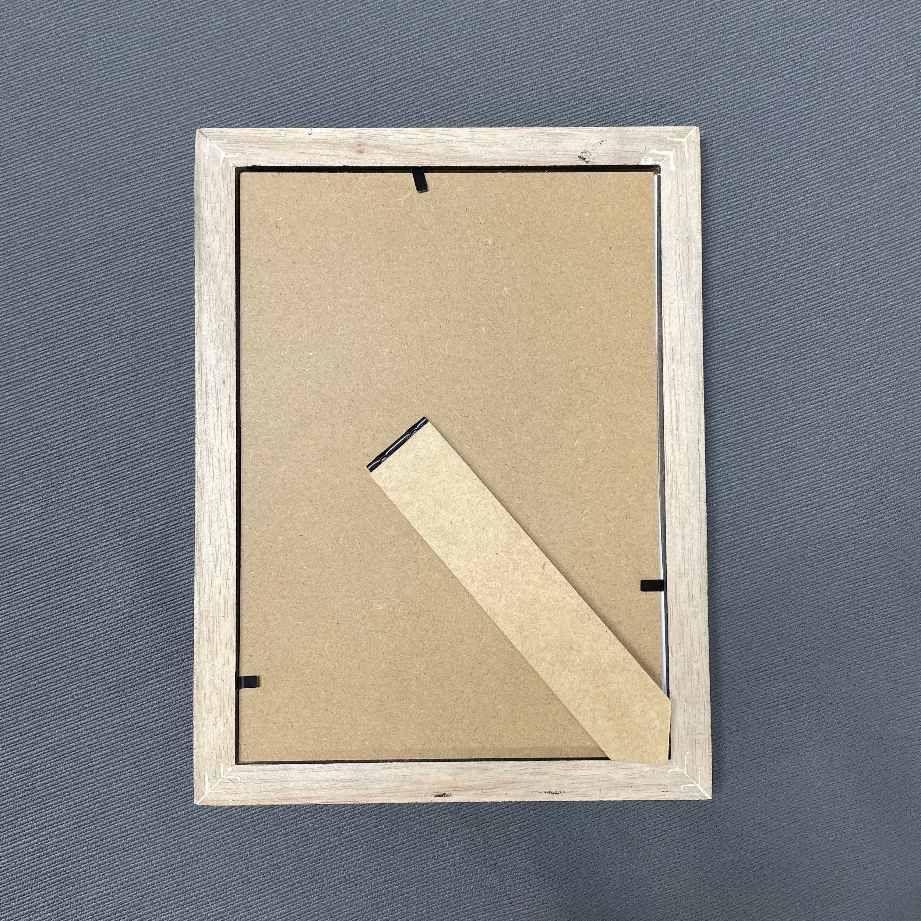 Set 2 Portarretratos de 10x15 cm marco de madera pino, con vidrio, tapa y parante rígidos - Gallery 8