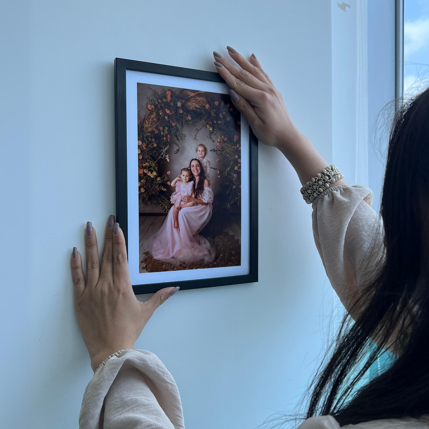 Cuadro de 20x30cm con foto impresa y adhesivos (Promo)