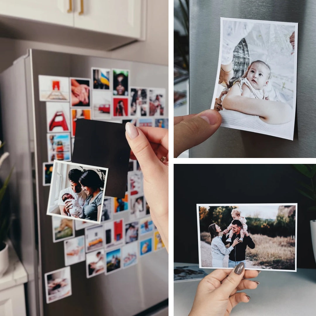 Fotos imantadas Panorámicas de 10x8.5 cm con papel fotográfico Premium