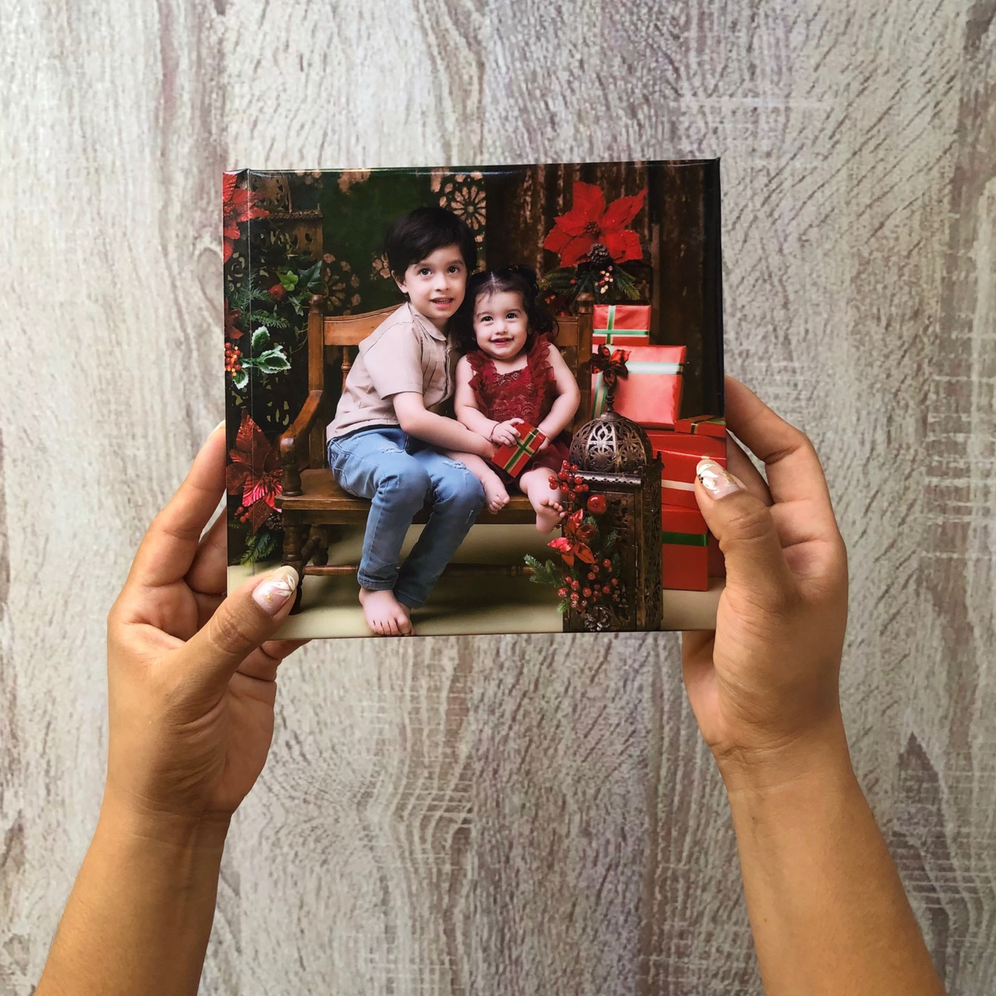 Fotoalbum Mini de 18x18 cm, tapa dura (Ofertas DDM💖)