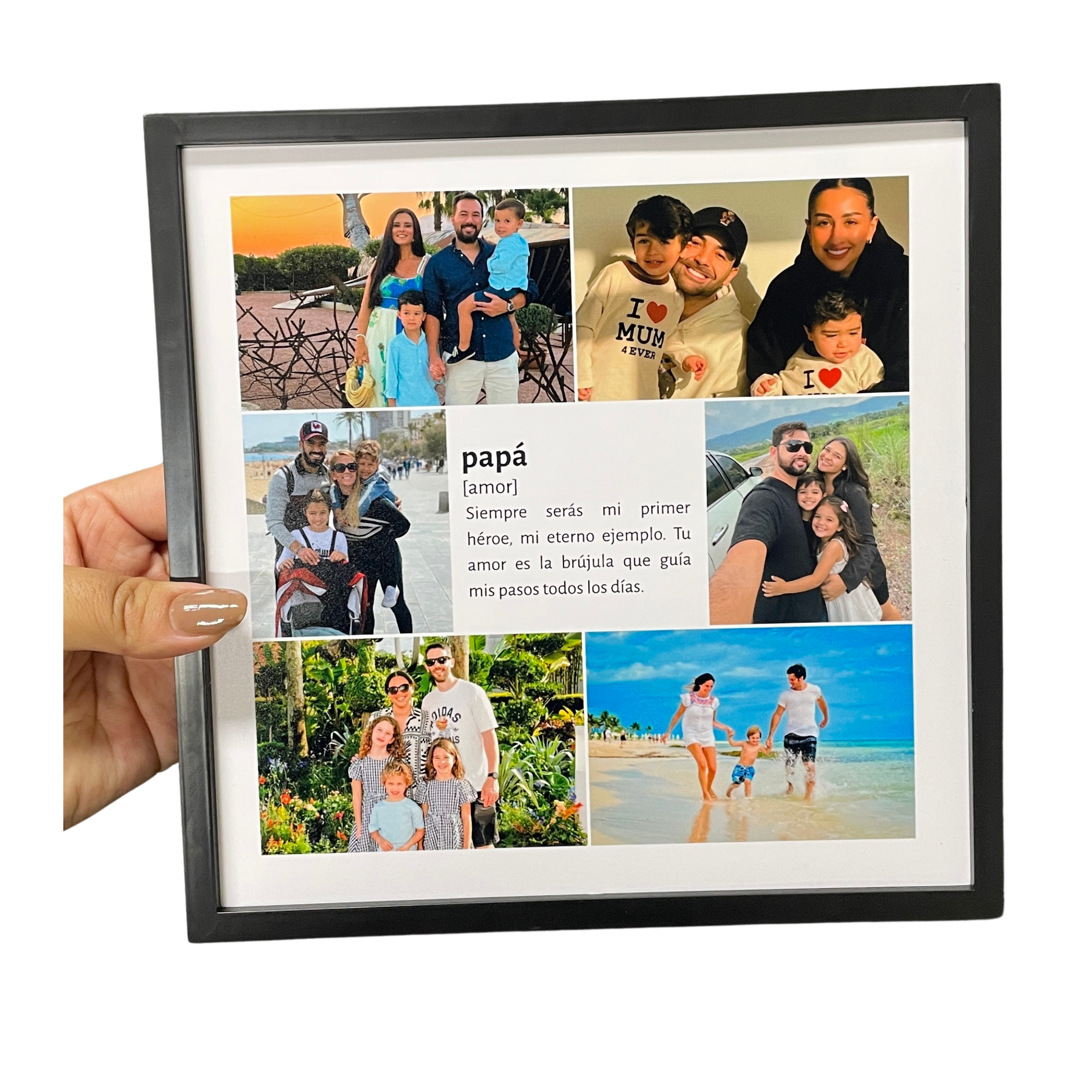 Cuadro Collage a partir de 20x20 cm con foto impresa y diseño (Promo) - Gallery 2