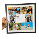 Cuadro Collage a partir de 20x20 cm con foto impresa y diseño (Promo) - Thumbnail 2