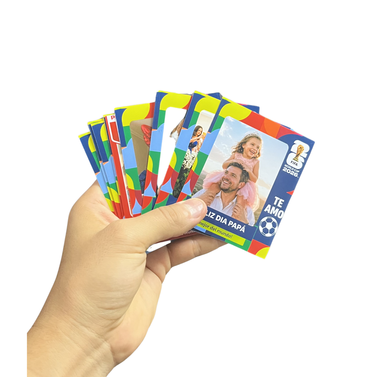 Promo: 8 fotos imantadas diseño Mundial de futbol de 10x8.5 cm en Fotopapel Premium, pegalo en tu refrigerador (Promo Dia del Padre)