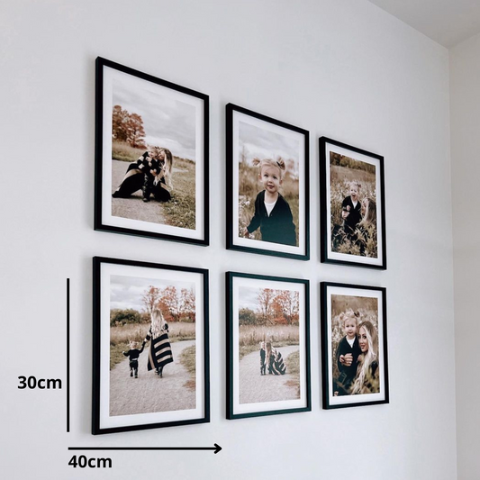 Cuadro de 30x40cm + foto impresa y adhesivos (Promo)