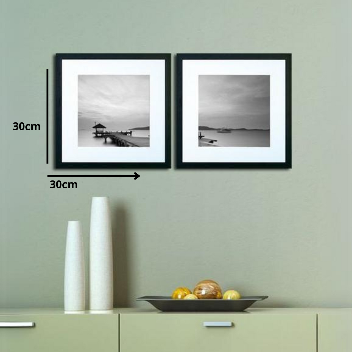 Cuadro 30x30cm + foto impresa y adhesivos (Ofertas DDM💖)