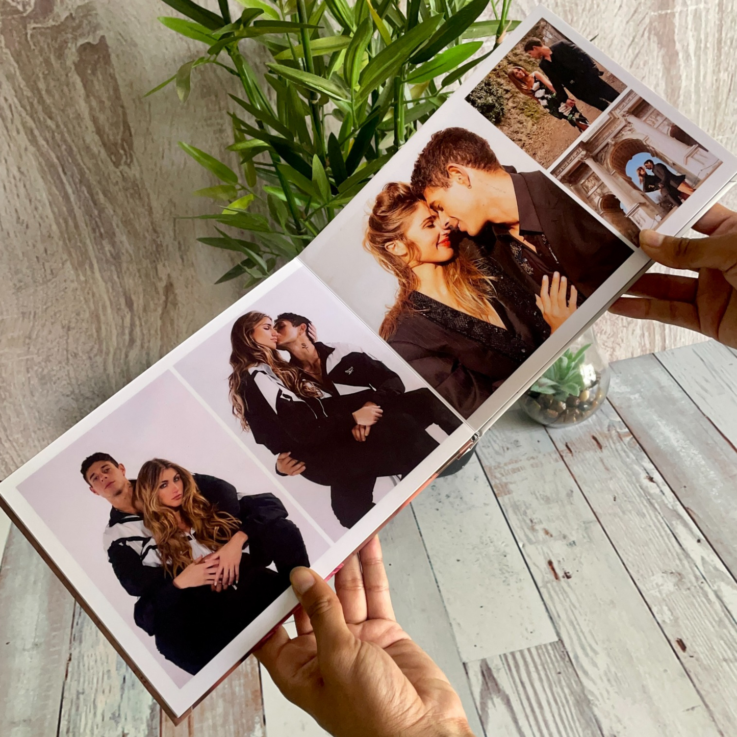 Fotoalbum Plus de 24 cm, tapa dura, estampado personalizado y diagramación automática