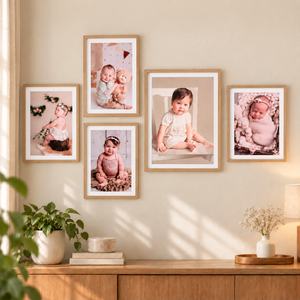 Conjunto de cuadros 01 con fotos y adhesivos
