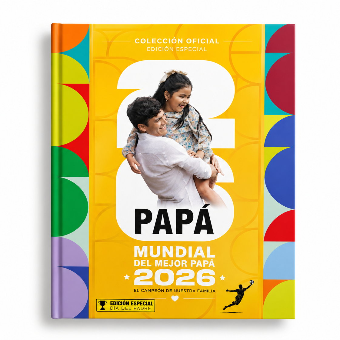 Portada Mundial 2026™ – Álbum Personalizado 24x20 cm Vertical, Edición Especial con tapa dura y diagramación automática