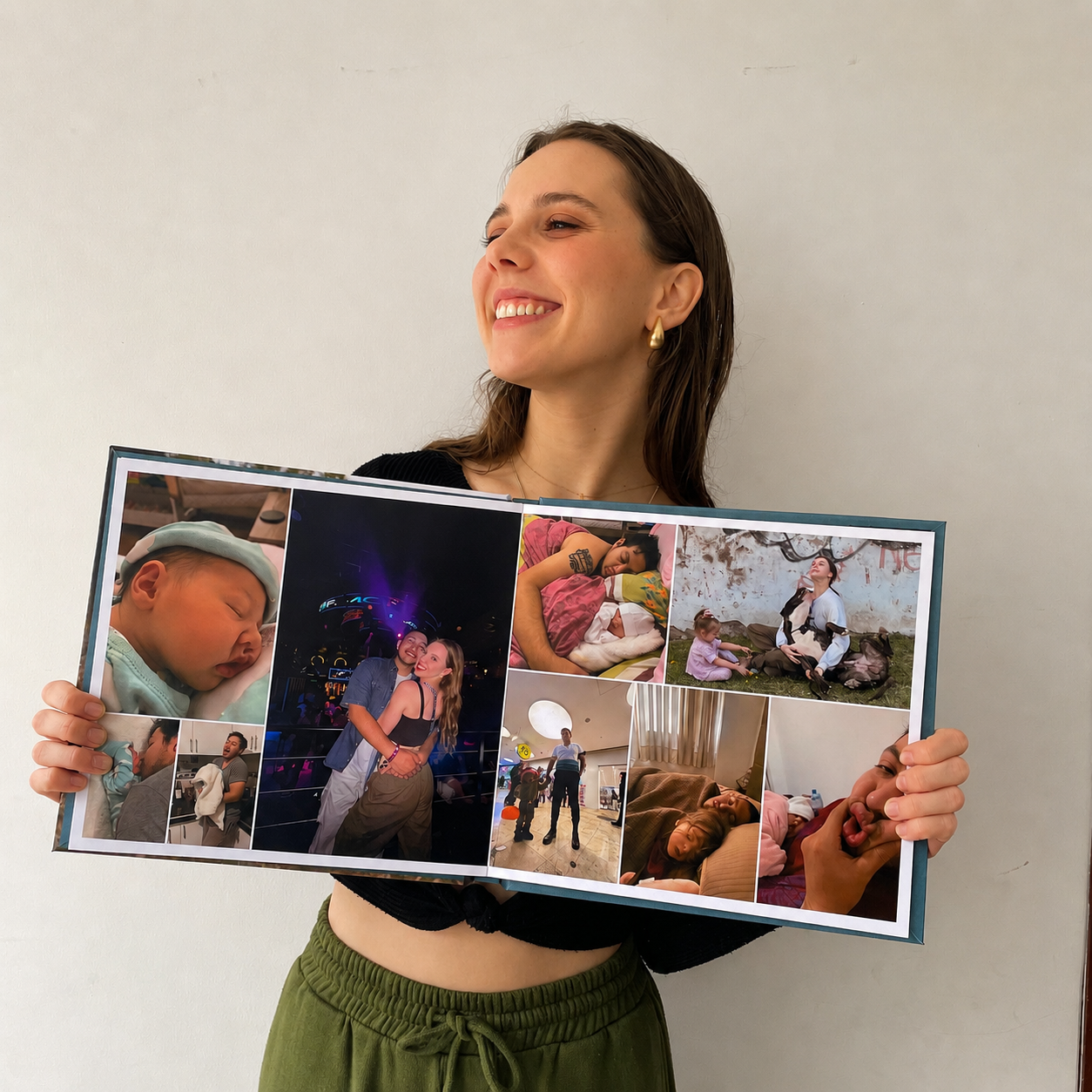 Fotoalbum Max de 100 fotos y 30 cm, tapa dura (Promo)