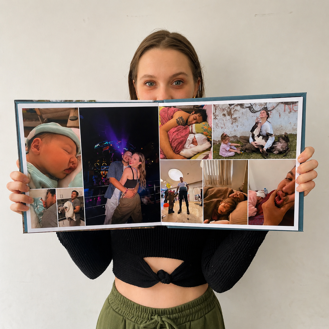 Fotoalbum Max de 100 fotos y 30 cm, tapa dura (Promo)