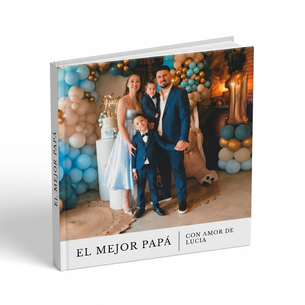 Album de 18x18 cm con Portada personalizada, tapa dura y diagramación automática - Secondary