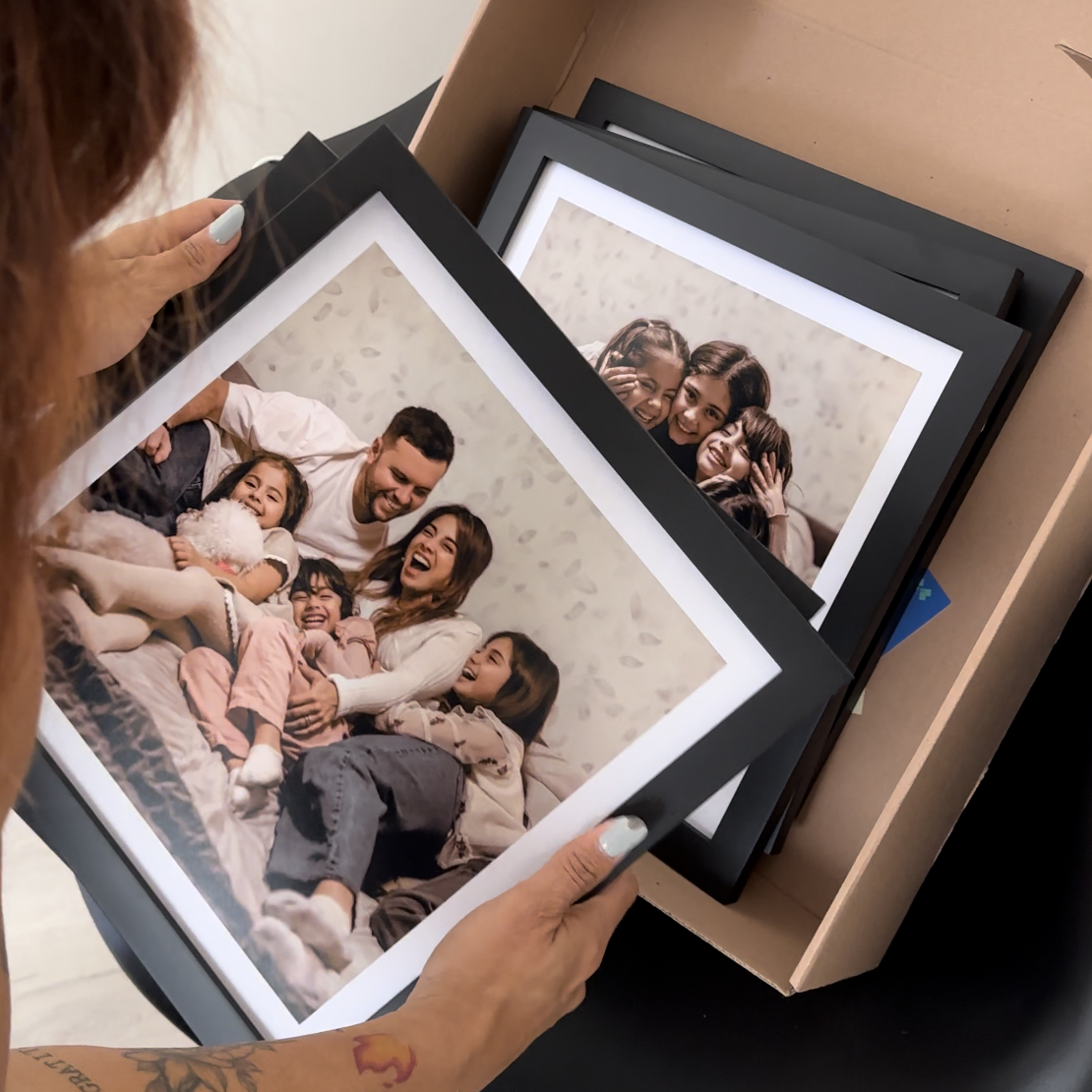 Cuadro 30x30cm + foto impresa y adhesivos (Ofertas DDM💖)
