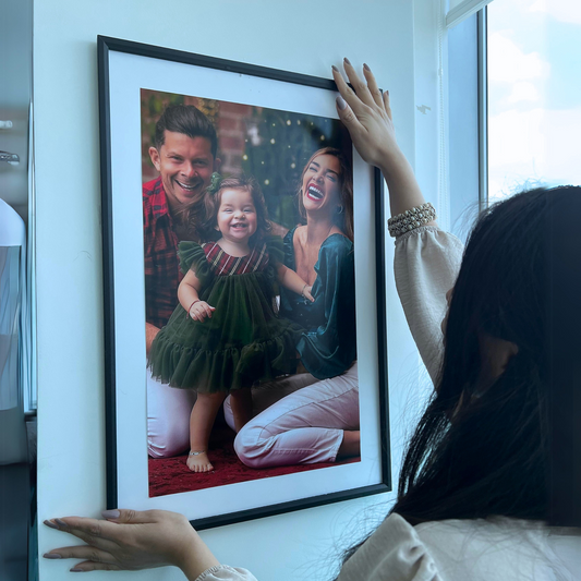 Cuadro de 40x60cm con foto impresa y adhesivos (Promo)