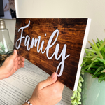 Letrero Family de 15x40 cm + adhesivo - Thumbnail 7